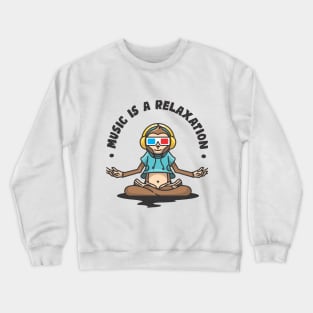 monkey relaxation Crewneck Sweatshirt